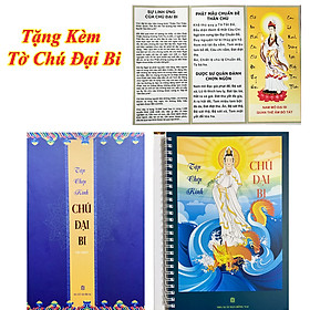 Tập Vở chép Kinh Chú Đại Bi In Mờ - Dành Cho Người Mới Tập Chép Kinh ( Tặng Kèm Tờ Chú Đại Bi )