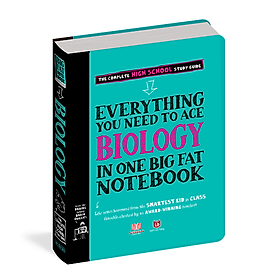 Hình ảnh Sách Everything You Need To Ace Biology Big Fat Notebooks ( Sổ Tay Sinh Học Tiếng Anh ) - Tổng Hợp Kiến Thức Sinh Học Cho Học Sinh Lớp 8 Đến Lớp 12 - Á Châu Books, Bìa Cứng, In Màu