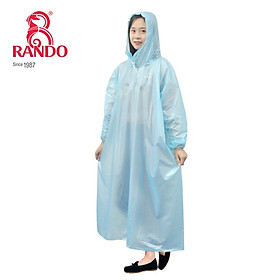 Mua Áo Mưa 1 Người Trùm Đầu  RANDO Chính Hãng  Bít Sườn  Nhựa Trong Siêu Nhẹ  Thời Trang  Không Thấm Nước