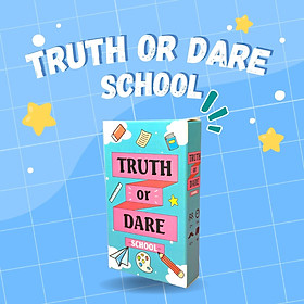 Bộ bài Truth or Dare Thách Hay Thật Học Đường Cho Nhóm Bạn Tưng Bừng Trong Bữa Tiệc