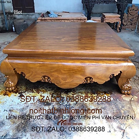 Mua Sập Đại Chân Quỳ Dạ Cá Trơn Gỗ Cẩm Vàng