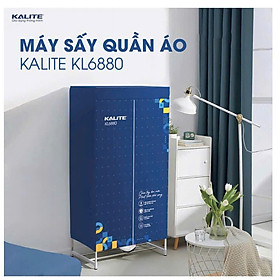 Mua  Hàng chính hãng  Tủ sấy quần áo Kalite KL6880 - Thiết kế 2 buồng sấy giúp sấy được 10 – 15kg quần áo 1 lần