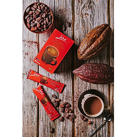 Bột chocolate nguyên chất Scho Red Heart 170g hộp