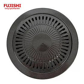 Mua Vỉ nướng tráng men chống dính 30cm Fujishi  Có khay hứng dầu mỡ - Hàng chính hãng