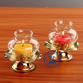 Mua ĐẾ ĐỂ NẾN HỢP KIM CÓ BÓNG ĐÈN KH16776