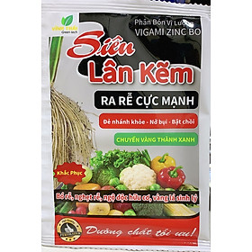 Phân Bón Siêu Lân Kẽm, Kích Ra Rễ Cực Mạnh Dùng Cho Rau Màu, Hoa Cây Cảnh, Cây Ăn Trái - Gói 25Gr