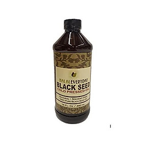 Pure Black Seed Oil - 16 OZ - Unfiltered, Undiluted, Raw, 100% Pure and Cold Pressed Black Seed - Non-GMO and Vegan - Nigella Sativa- Very Dark and Potent