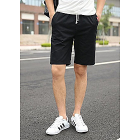 Quần Đũi Nam Ngắn Màu Đen SHORTDEN03 - Short Đen