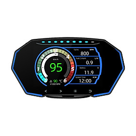 Multi-Functions Car Digital Gauge F11 HUD 4inch Head-up Display OBDⅡ Diagnostic Detector Speedometer Safe Driving