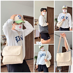 Túi vải đeo chéo có nắp đậy - May's Tote Bag