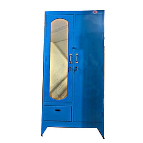 Tủ sắt quần áo cao 1m8 ngang 90cm 