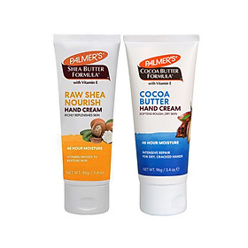 Combo 2 Kem Dưỡng Da Tay Bơ Hạt Mỡ (60gr) Và Olive (60gr) Palmer's Ngăn Ngừa Lão Hóa, Mềm Mịn, Dưỡng Ẩm, Sáng Da, Ngăn Khô Da, Phục Hồi Da Hư Tổn Từ Mỹ