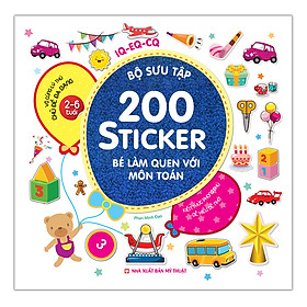 [Download Sách] Bộ Sưu Tập 200 sticker - Bé Làm Quen Với Môn Toán