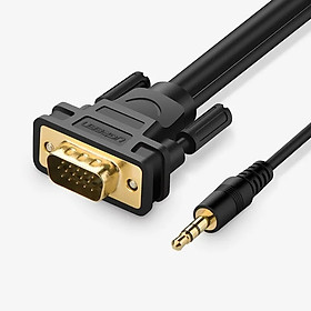 Mua Cáp tín hiệu VGA hỗ trợ audio 3.5mm dài 5m màu đen UGREEN 11628VG102 Hàng chính hãng