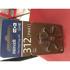 Mua Pin 1 45V MAXELL 312  PR41  nhập khẩu Đức dùng cho máy trợ thính  Vỉ 6 Viên
