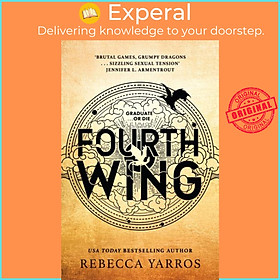 Sách - Fourth Wing - DISCOVER THE INSTANT SUNDAY TIMES AND NUMBER ONE GLOBAL B by Rebecca Yarros (UK edition, hardcover)