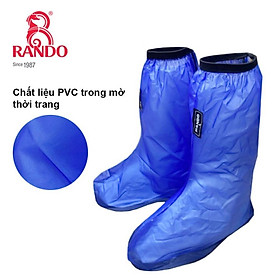 Giày Boots Đi Mưa RANDO Cao Cấp, GIÁ SỈ, Bọc Bảo Vệ Giày Cho Nam Nữ, Nhựa Chống Nước Bền Bỉ