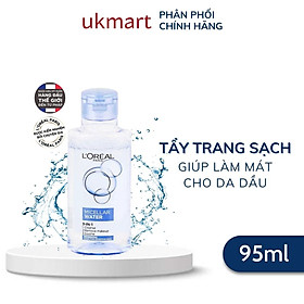 Nước Tẩy Trang L'Oreal Paris Cho Mọi Loại Da 3-in-1 Loreal Micellar Water Da Dầu Da Nhạy Cảm Da Khô