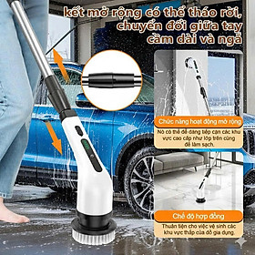Mua Chổi Điện MX 9in1 Rửa Xe Ô Tô – Cọ Nhà Vệ Sinh  Lau Kính  Bàn Bếp Siêu Sạch