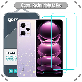Mua Bộ 2 miếng kính cường lực Gor trong suốt cho Xiaomi Redmi Note 12 Pro - hàng nhập khẩu