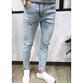 Quần Jean Nam Dài Có Chữ QI012
