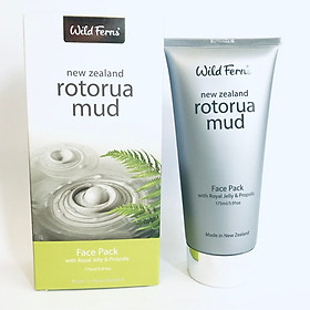 Kem mặt bùn khoáng Wild Ferns Rotorua với sữa ong chúa và keo ong (175ml)