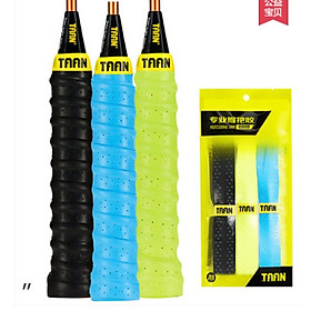 Bộ 3 Quấn Cán Vợt Cầu Lông Tennis Gân Taan TW03 - Chất Liệu PU , Siêu Thấm Hút Mồ Hôi , Cầm Chắc Tay