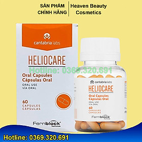 Viên uống chống nắng Heliocare Oral Capsulas 60Viên