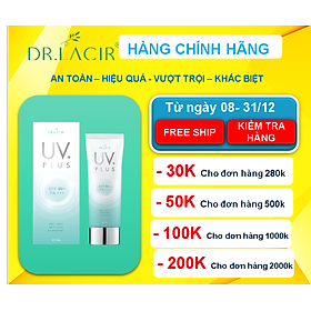 [[ Kem Chống Nắng Sinh Học - Giữ Nước ]] - DR. LACIR - SPF 50+++ Ngừa Tia UVA, UVB, Ánh Sáng Bóng Đèn, Điện Thoại/Máy Tính - Cấp và Giữ Nước - Hàng Chính Hãng Hàn Quốc