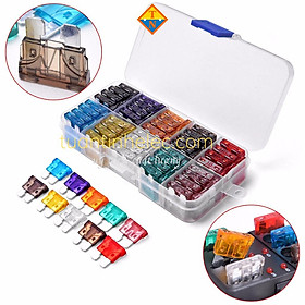 Mua Hộp 100 cầu chì ôtô size trung (19x18mm) 2A/3A/5A/7.5A/10A/15A/20A/25A/30A/35A # phụ tùng ô tô