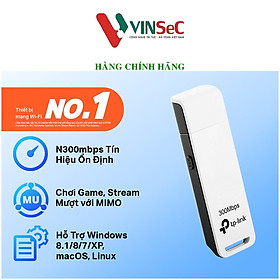 USB thu sóng Wifi TP-Link TL-WN821N- Hàng chính hãng