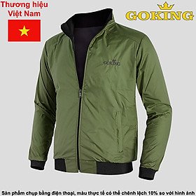 Mua Áo khoác dù cách nhiệt GOKING cho nam nữ, áo khoác gió hàng hiệu Việt Nam cao cấp, chống gió lạnh, giữ ấm cơ thể - Xanh Đen - M (Khoảng Mua Áo Khoác Dù Cách Nhiệt Goking Cho Nam Nữ, Áo Khoác Gió Hàng Hiệu Việt Nam Cao Cấp, Chống Gió Lạnh, Giữ Ấm Cơ Thể - Xanh Đen - M (Khoảng