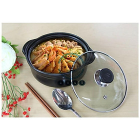 Nồi đất sứ tráng men cao cấp kho thịt, kho cá 1L