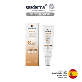Sữa chống nắng cho da khô và da hỗn hợp Sesderma Repaskin Invisible Light SPF50 50ml