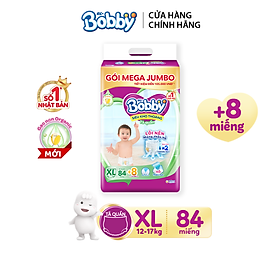 Tã/bỉm quần bobby 3mm gạo non xl84