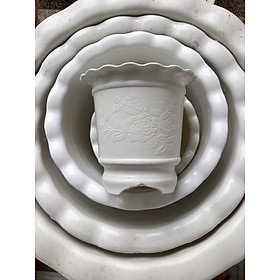 Chậu nhựa tròn 4 chân - 5 SIZE