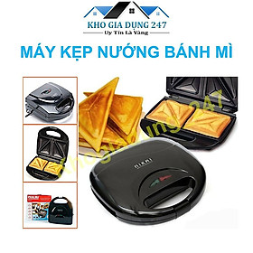 Mua Máy Kẹp Nướng Bánh Mì Nikai  Ép Bánh Sandwich  Rán Trứng  Làm Đồ Ăn Sáng  Nướng 2 Mặt Thơm Ngon Tiện Lợi