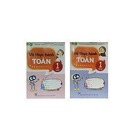 Combo 2 Cuốn Vở Thực Hành Toán Lớp 1 (Tập 1+2 ) 