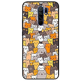 Ốp lưng dành cho Xiaomi Redmi 9 / Redmi 9A - Họa Tiết Nhiều Mèo
