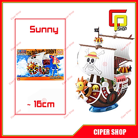 Loại 16cm - Mô hình thuyền Thousand Sunny  - Figure Sunny One Piece