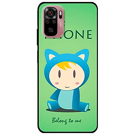 Ốp lưng dành cho Xiaomi Mi Note 10 mẫu Mèo Xanh