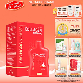 [NEW] Nước uống đẹp da Collagen Dipeptide Sắc Ngọc Khang tinh khiết nhập khẩu từ Nhật Bản, đạt chuẩn hàm lượng hấp thụ nhanh & vượt trội giúp trẻ hóa làn da - săn chắc và sáng mịn