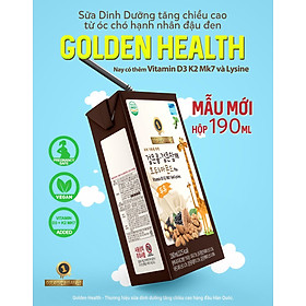 Sữa óc chó tăng chiều cao Golden Health Hàn Quốc - Hộp 190ml