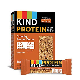 Protein Bar đến từ KIND - công ty bánh dinh dưỡng lớn nhất thế giới  : Hộp 12 thanh