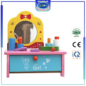 Đồ chơi gỗ Bàn trang điểm | Winwintoys 60582 | Phát triển trí tưởng tượng và khéo léo | Đạt tiêu chuẩn CE và TCVN