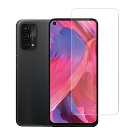 Kính cường lực cho Oppo A74 5G nhám chống vân tay/ full màn hình/ không viền màu