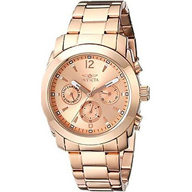 Invicta Women's 17902 Angel Analog Display Swiss Quartz Rose Gold Watch