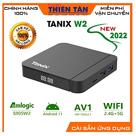 Box Tanix W2 - Android TV 11.0 - Amlogic S905W2, - Dual Wifi - Bluetooth - Có Optical - Hàng Nhập Khẩu