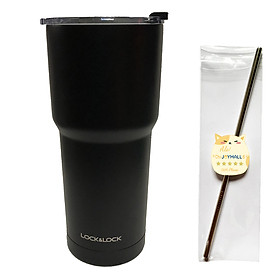 Ly Giữ Nhiệt Lock&Lock Swing Tumbler LHC4137 700ml, Chất Liệu Thép Không Gỉ, Giữ Nhiệt Tốt - Hàng Chính Hãng Kèm Ống Hút Inox 304