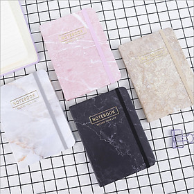 Sổ vở kẻ ngang bìa cứng Record Your Life vân đá cẩm thạch A5 192 trang 21x14,5cm - 1 cuốn - hình ngẫu nhiên